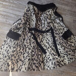 Vintage 1960s Safari Styled by FairmoorLeopardPrint Jacket Read Des